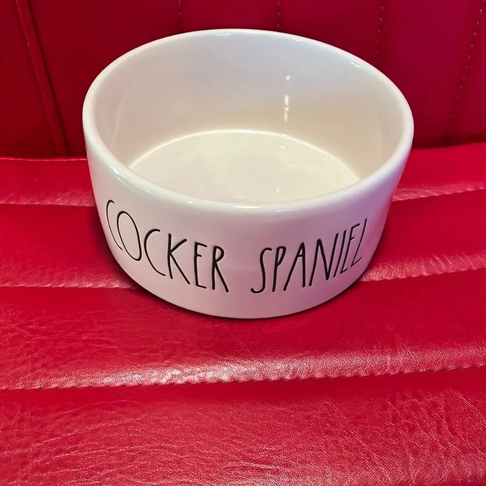 New Rae Dunn dog bowl